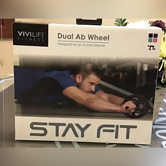 NEW!! Vivilife Dual Ab Wheel - Picture 2 of 4
